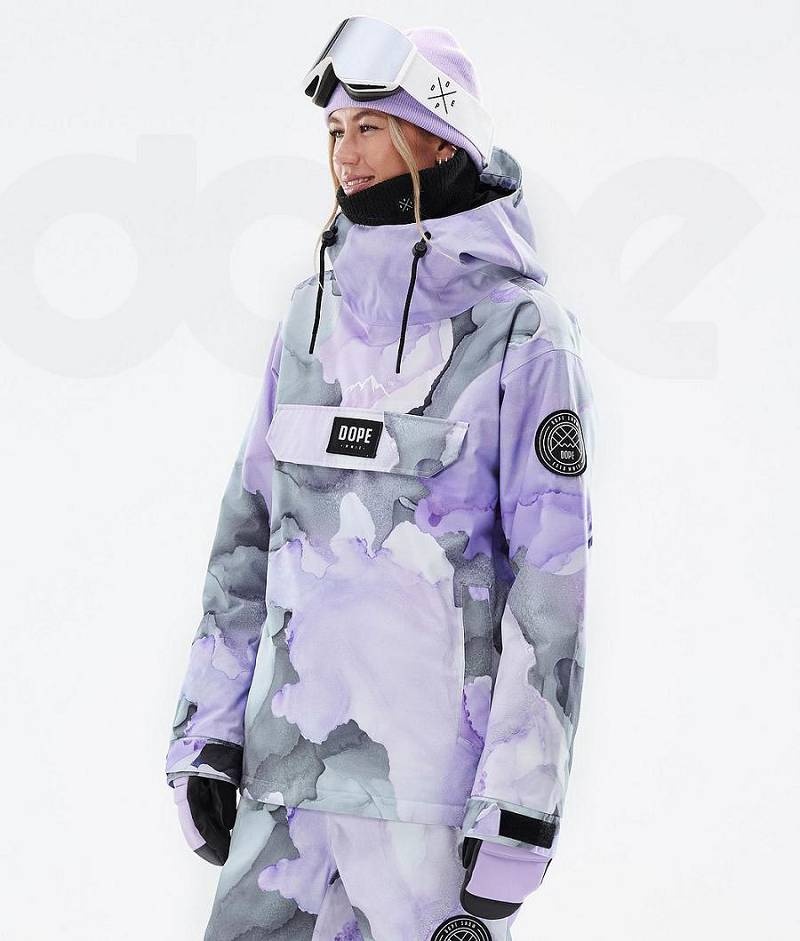 Purple Women\'s Dope Blizzard W Snowboard Jackets | India_D2362