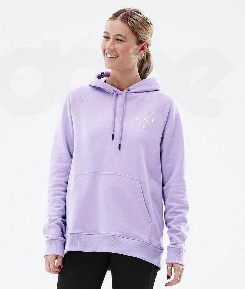 Purple Women's Dope Common W Hoodies | India_D1306