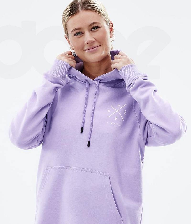 Purple Women's Dope Common W Hoodies | India_D1306