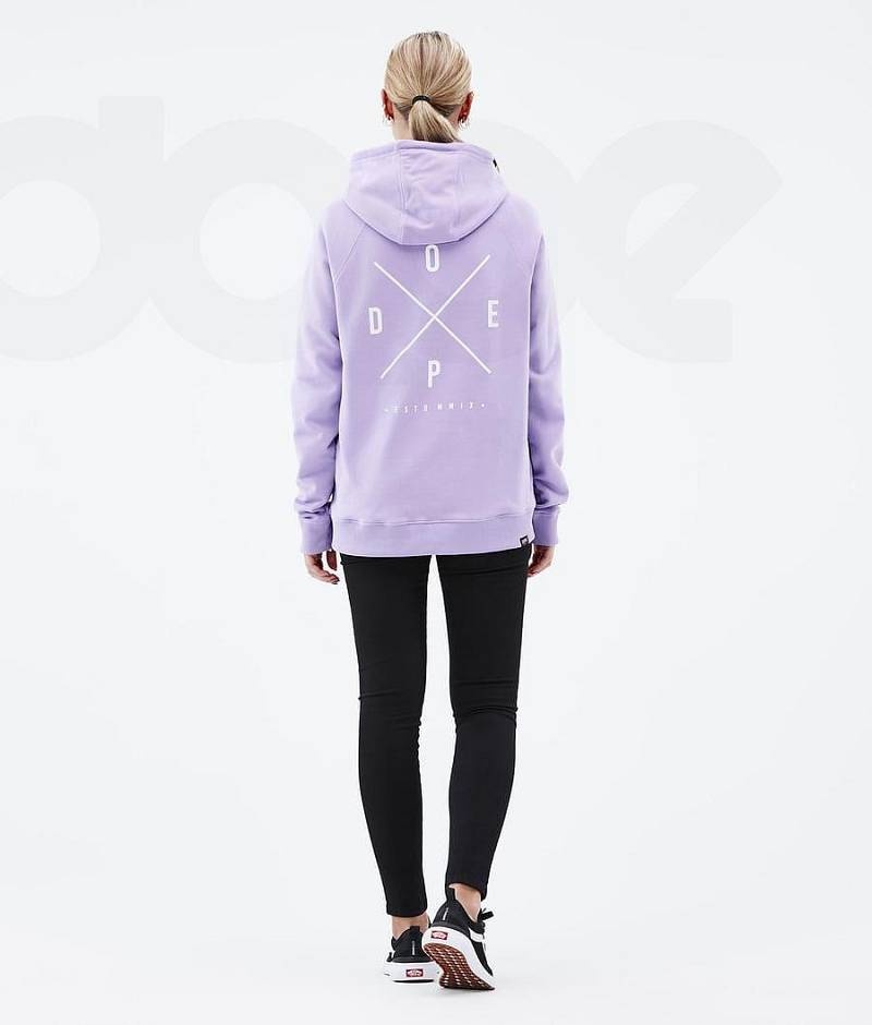 Purple Women's Dope Common W Hoodies | India_D1306