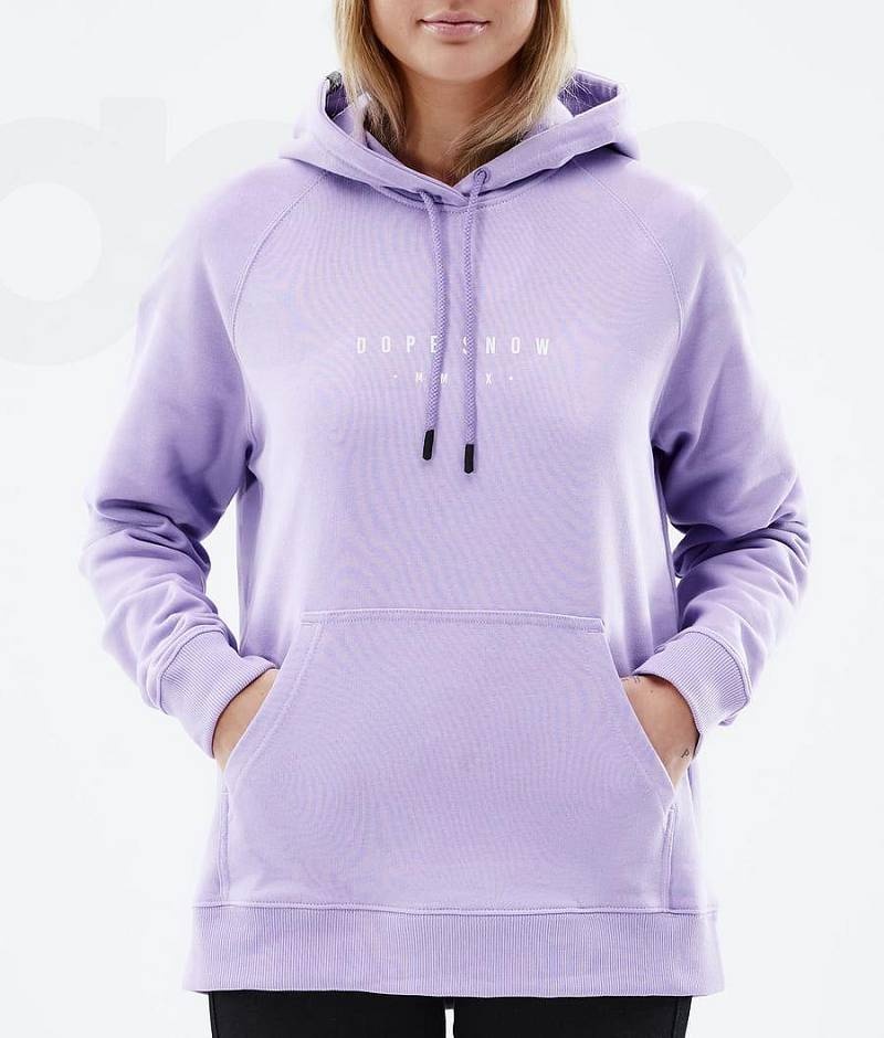 Purple Women's Dope Common W Hoodies | India_D2036