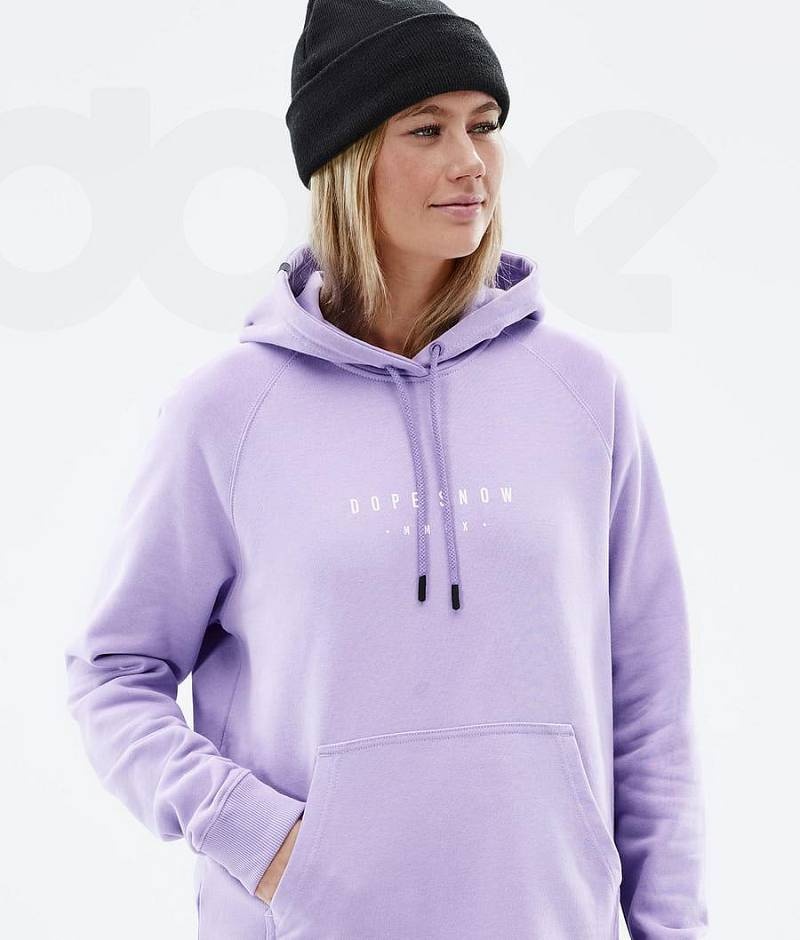 Purple Women's Dope Common W Hoodies | India_D2036