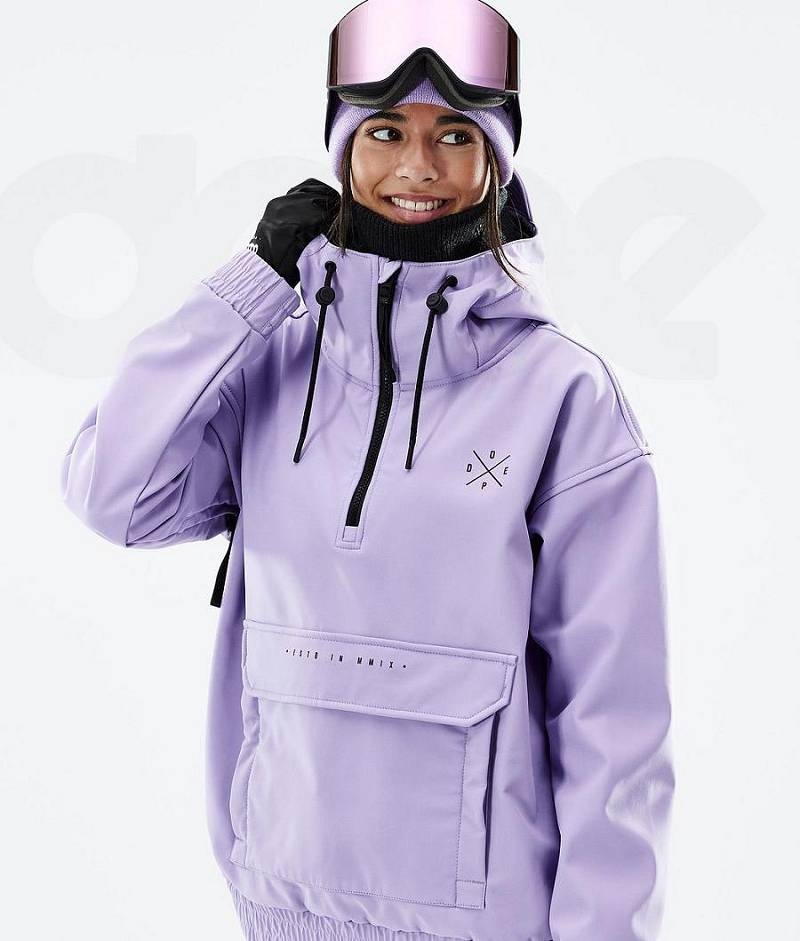 Purple Women's Dope Cyclone W Snowboard Jackets | India_D1233