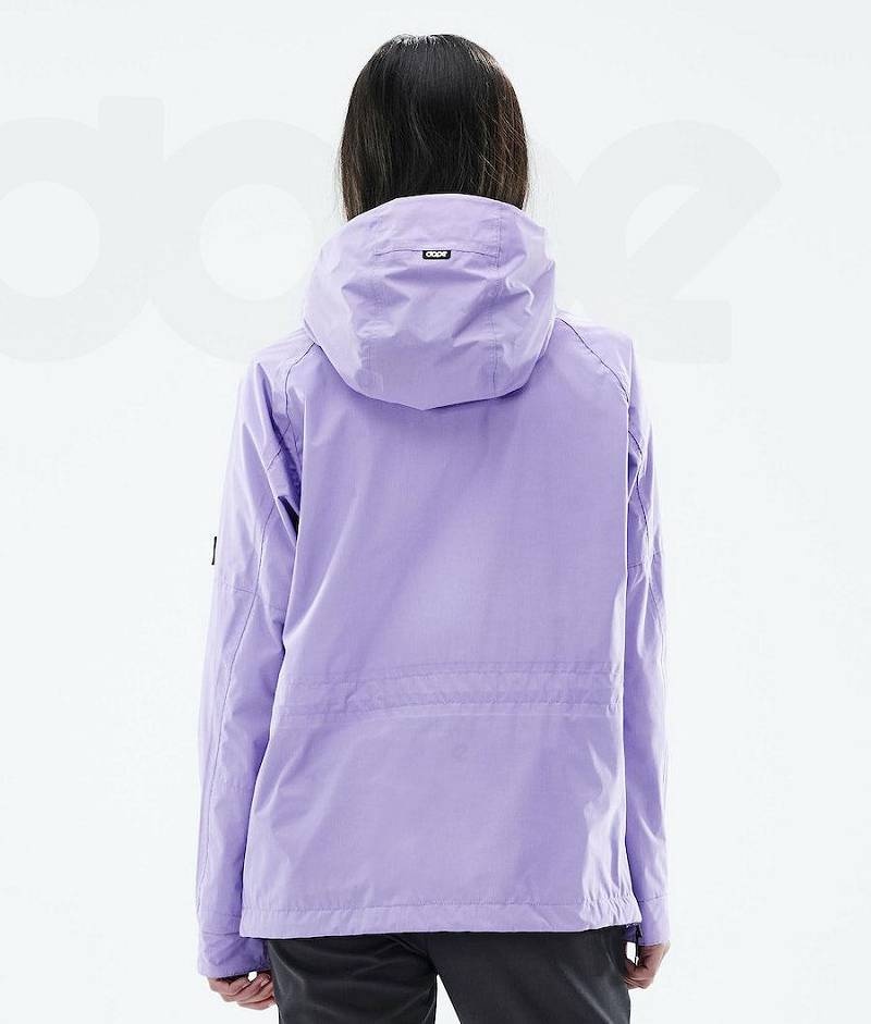 Purple Women's Dope Hiker Light W Outdoor Jackets | India_D2086