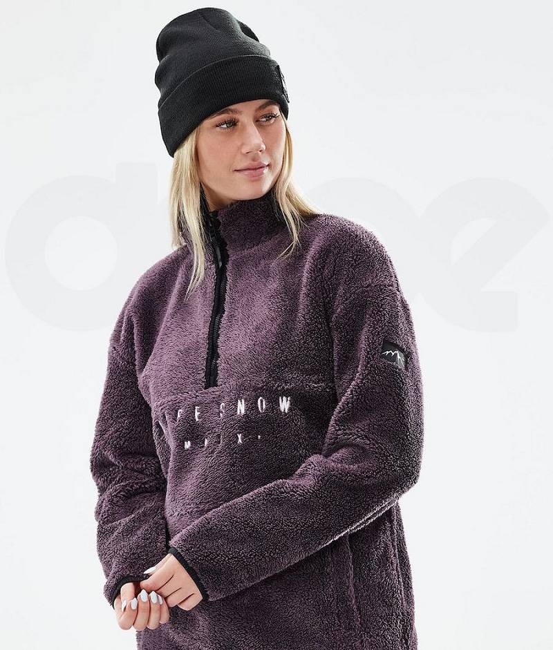 Purple Women's Dope Pile W 2021 Fleece | India_D2038