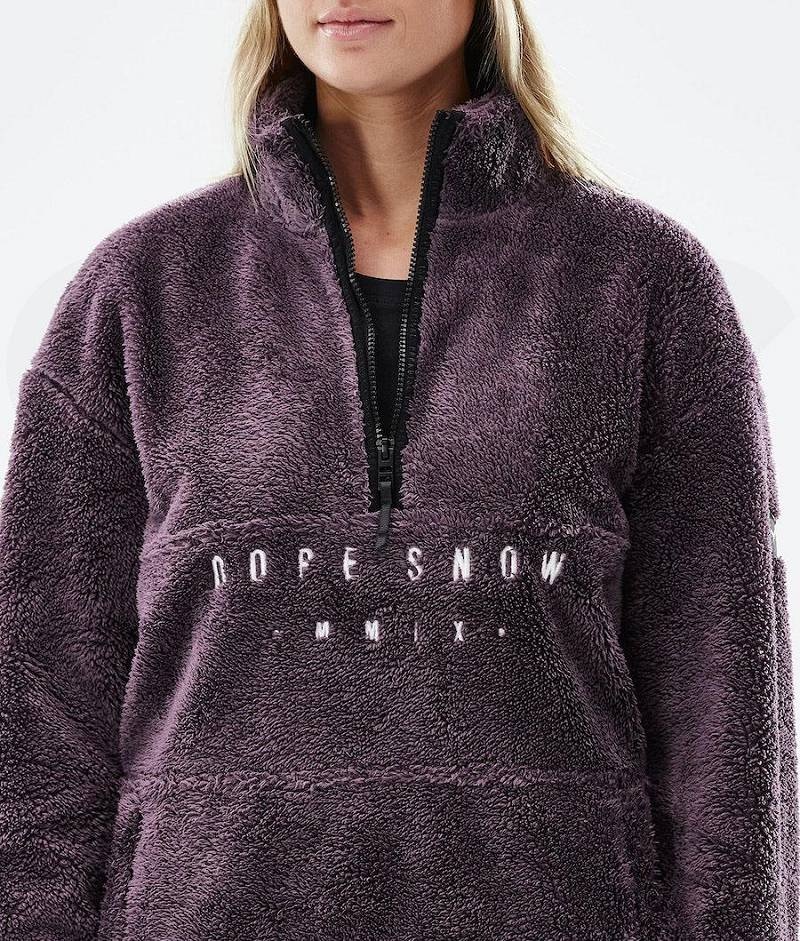 Purple Women's Dope Pile W 2021 Fleece | India_D2038