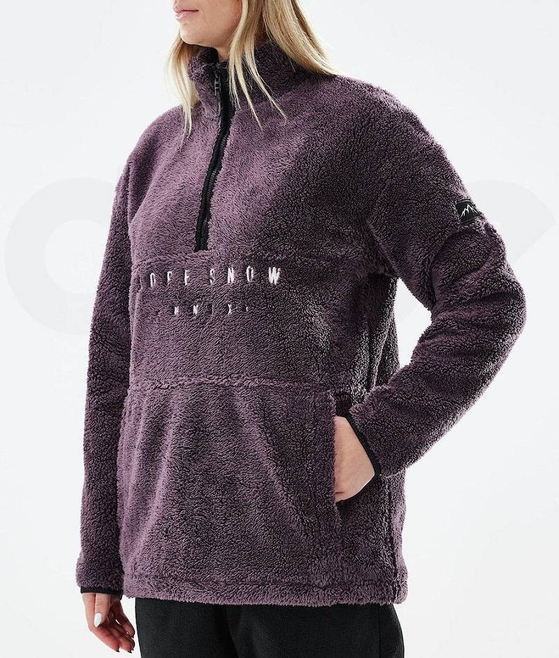 Purple Women's Dope Pile W 2021 Fleece | India_D2038