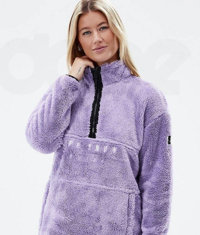 Purple Women's Dope Pile W Fleece | India_D1585