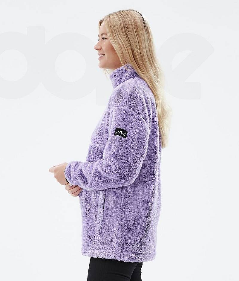 Purple Women's Dope Pile W Fleece | India_D1585