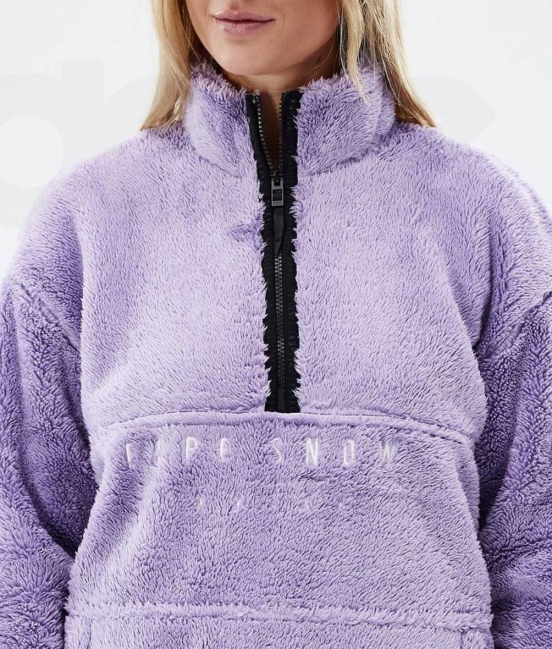 Purple Women's Dope Pile W Fleece | India_D1585