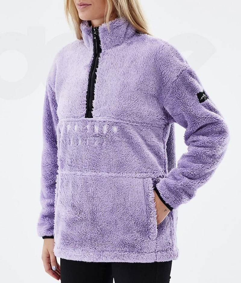 Purple Women's Dope Pile W Fleece | India_D1585