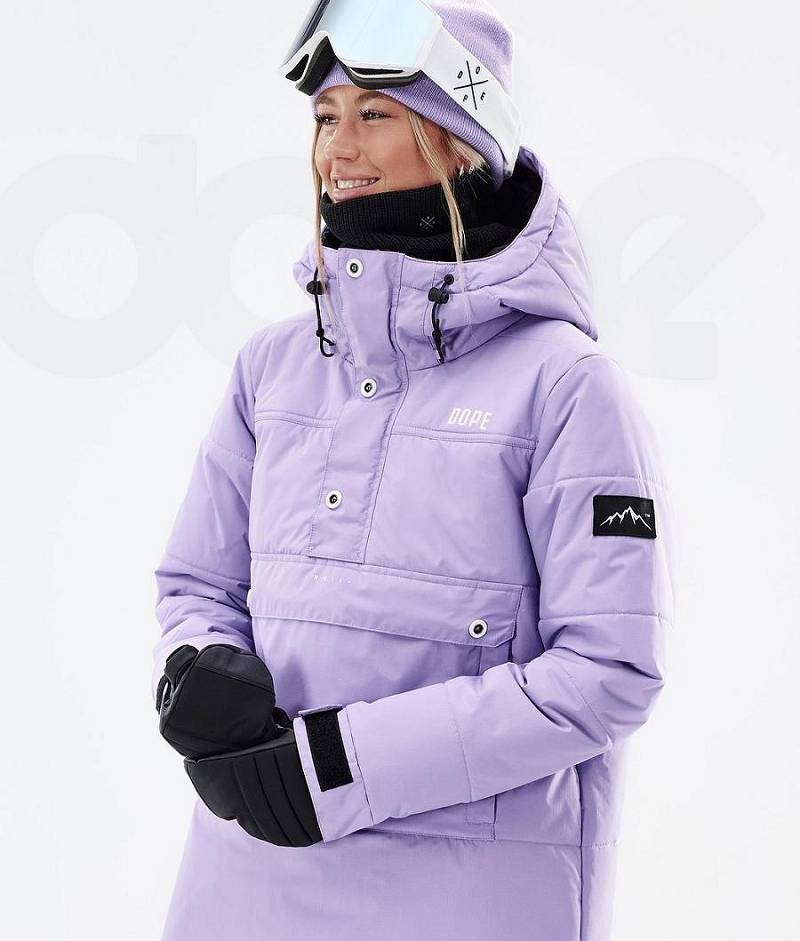 Purple Women's Dope Puffer W Ski Jackets | India_D1917