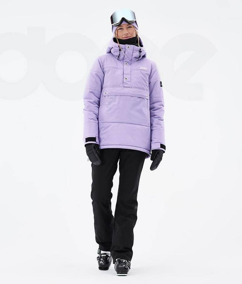 Purple Women's Dope Puffer W Ski Jackets | India_D1917