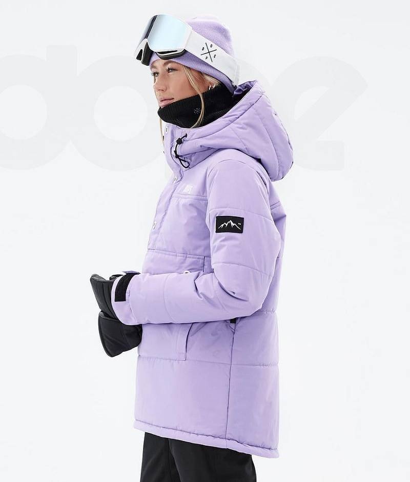 Purple Women's Dope Puffer W Ski Jackets | India_D1917