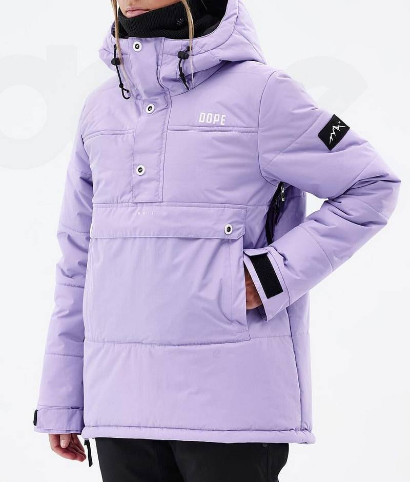 Purple Women's Dope Puffer W Ski Jackets | India_D1917