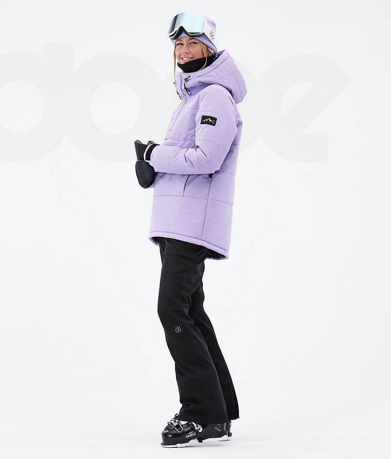 Purple Women's Dope Puffer W Ski Jackets | India_D1917