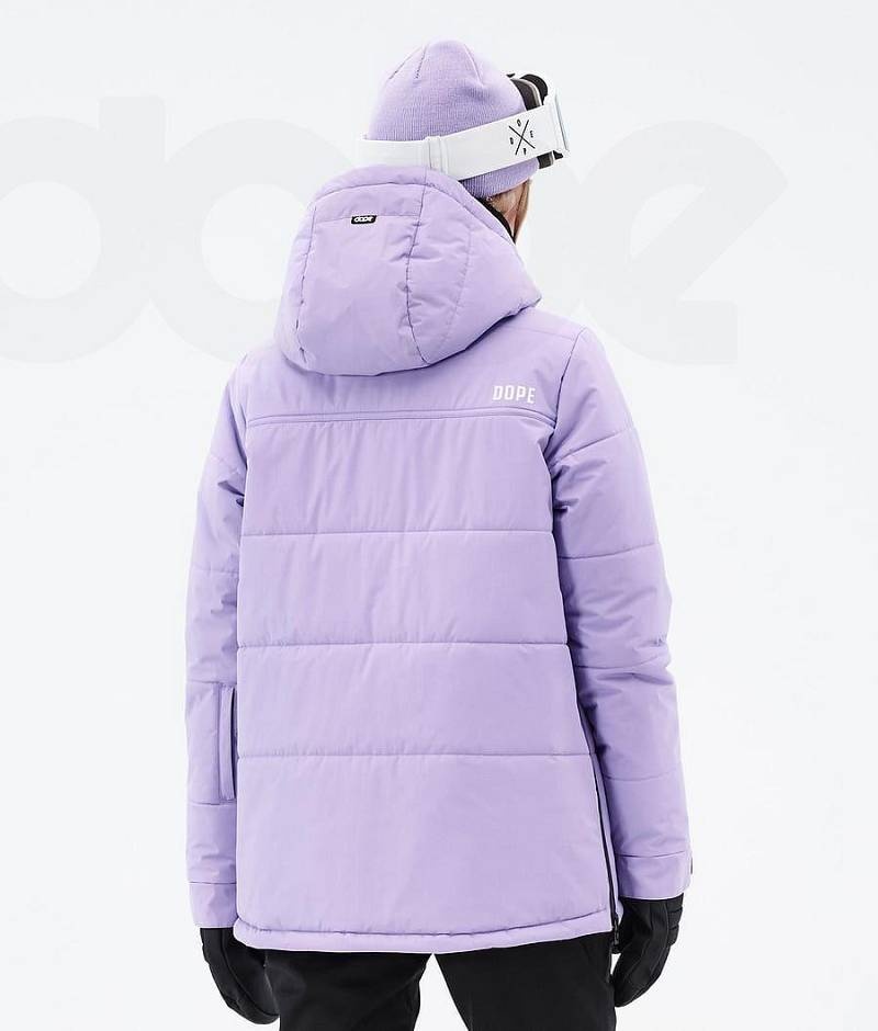 Purple Women's Dope Puffer W Ski Jackets | India_D1917