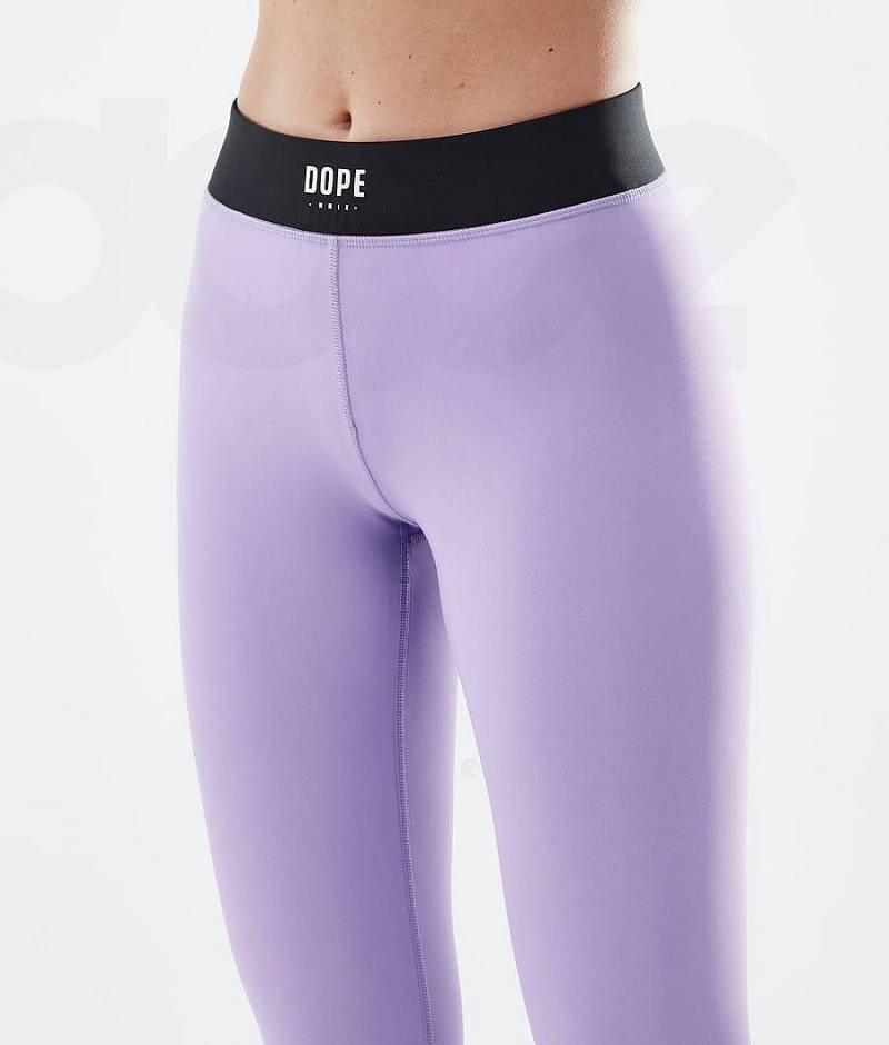 Purple Women's Dope Razor Leggings | India_D2030