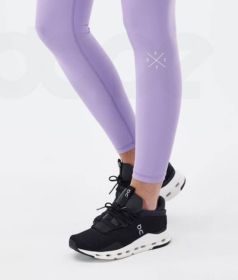 Purple Women's Dope Razor Leggings | India_D2030