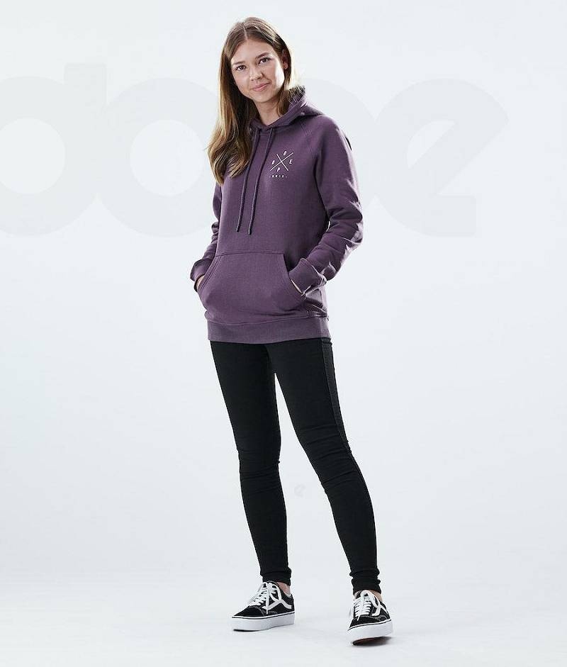 Purple Women's Dope Regular Hoodies | India_D2278