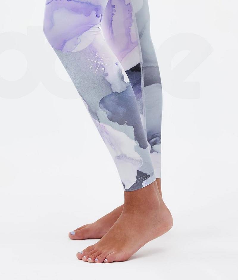 Purple Women's Dope Snuggle W Base Layer Pants | India_D1505