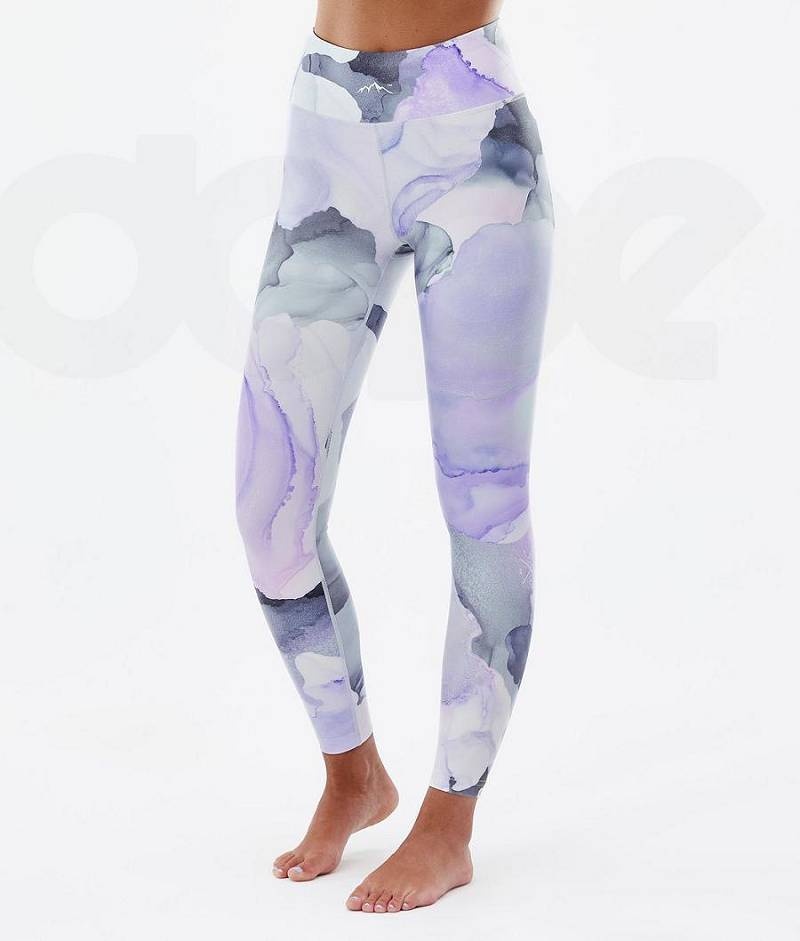 Purple Women\'s Dope Snuggle W Base Layer Pants | India_D1505