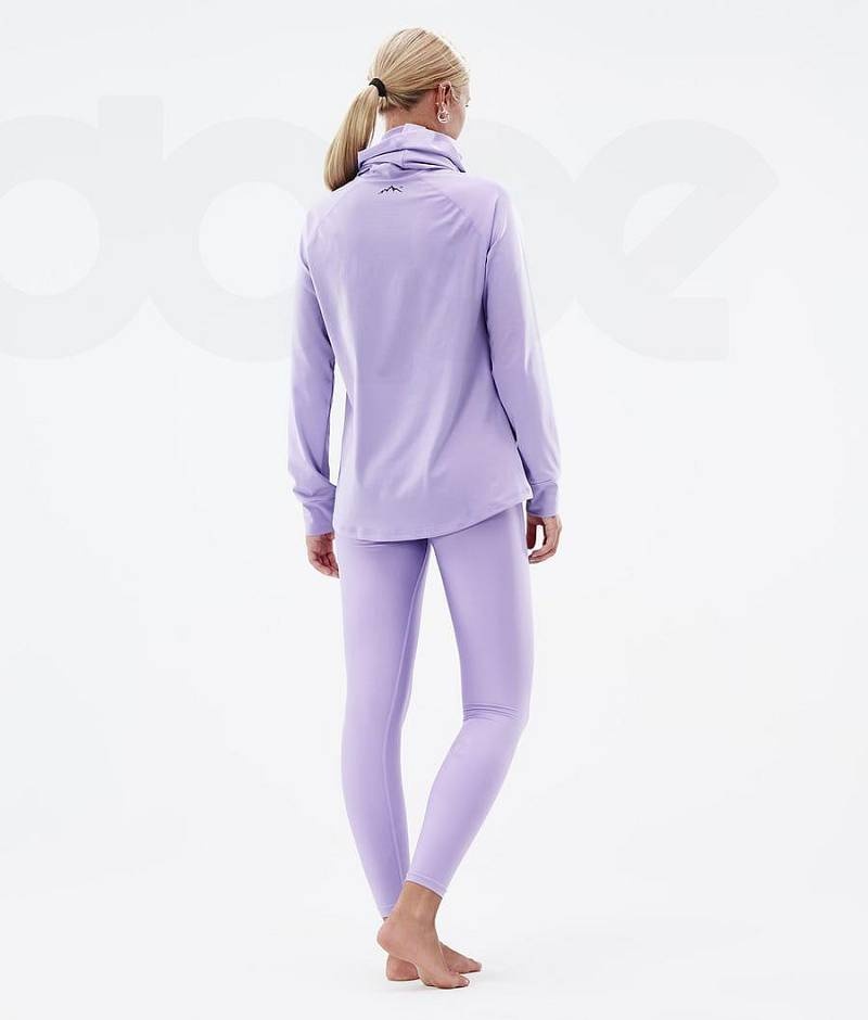 Purple Women's Dope Snuggle W Base Layer Tops | India_D1813