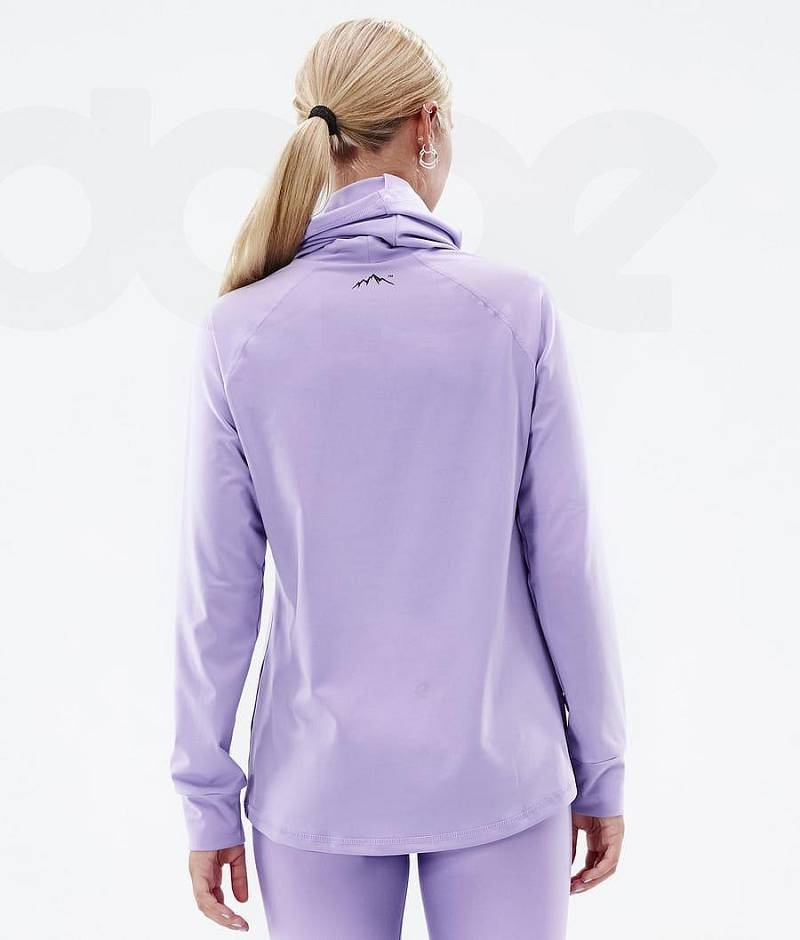 Purple Women's Dope Snuggle W Base Layer Tops | India_D1813