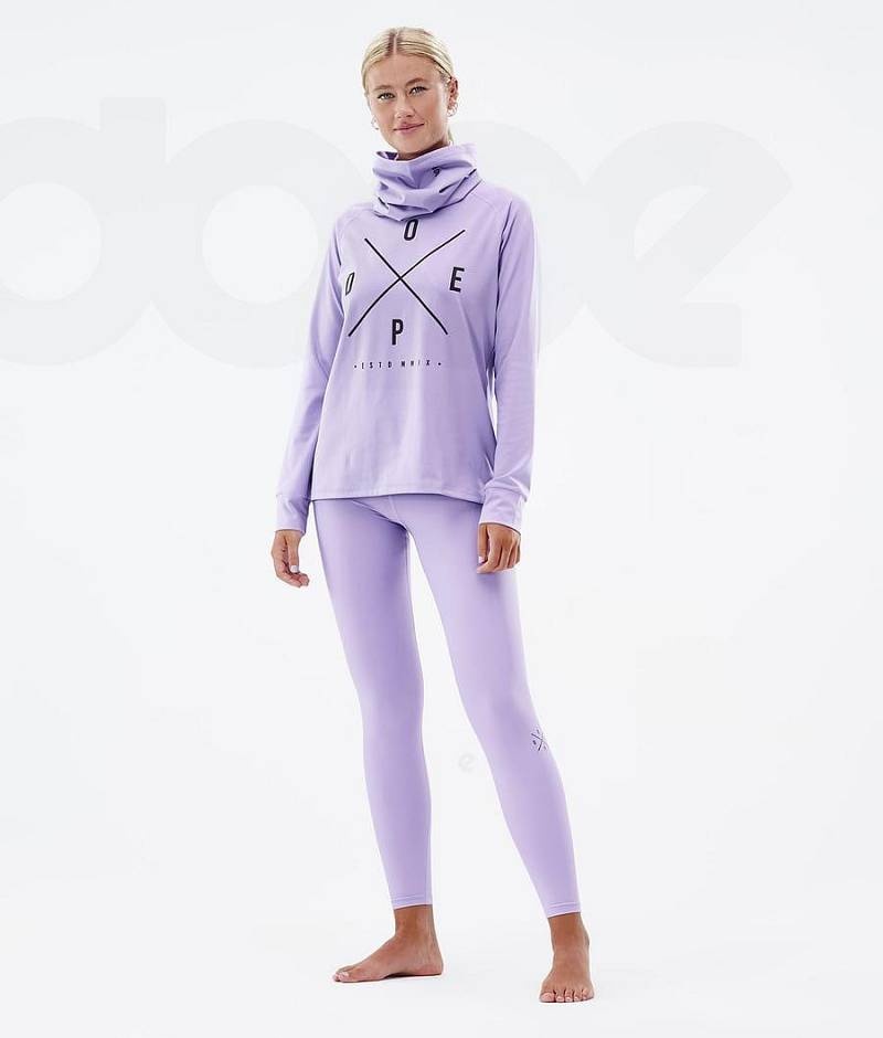 Purple Women's Dope Snuggle W Base Layer Tops | India_D1813