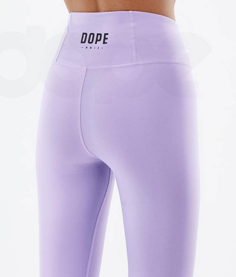 Purple Women's Dope Snuggle W Base Layer Pants | India_D2138