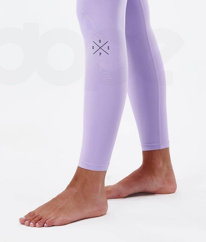 Purple Women's Dope Snuggle W Base Layer Pants | India_D2138