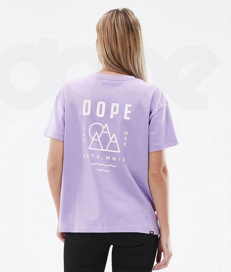 Purple Women\'s Dope Standard W T-shirts | India_D2065