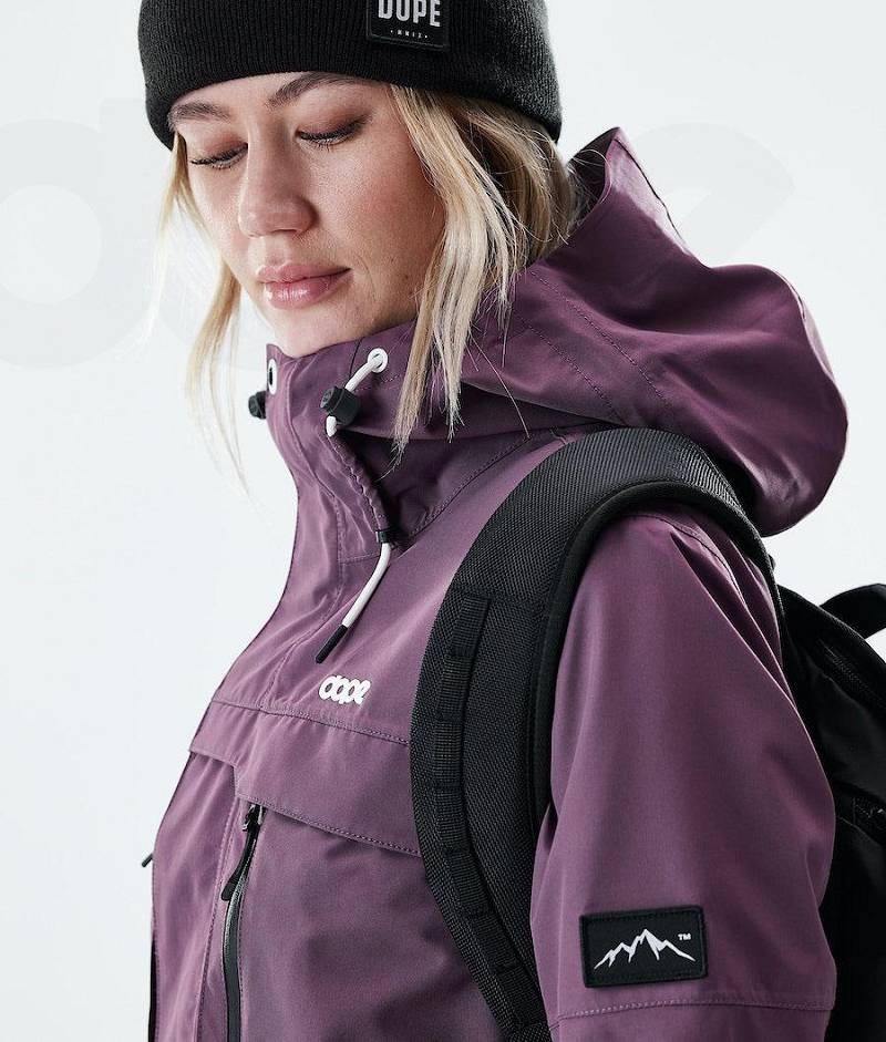 Purple Women's Dope Trekker W Outdoor Jackets | India_D2391