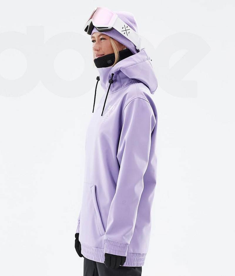 Purple Women's Dope Yeti W Snowboard Jackets | India_D1327