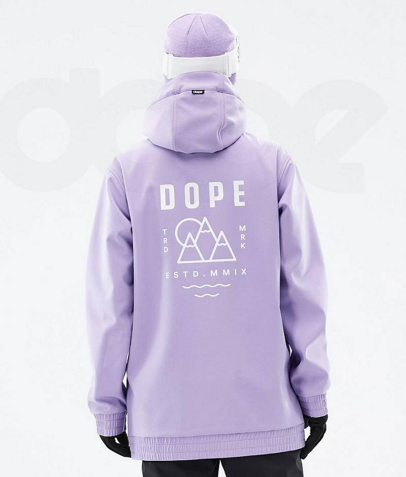 Purple Women\'s Dope Yeti W Snowboard Jackets | India_D1327