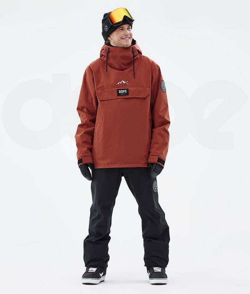 Red Men's Dope Blizzard Snowboard Jackets | India_D2060