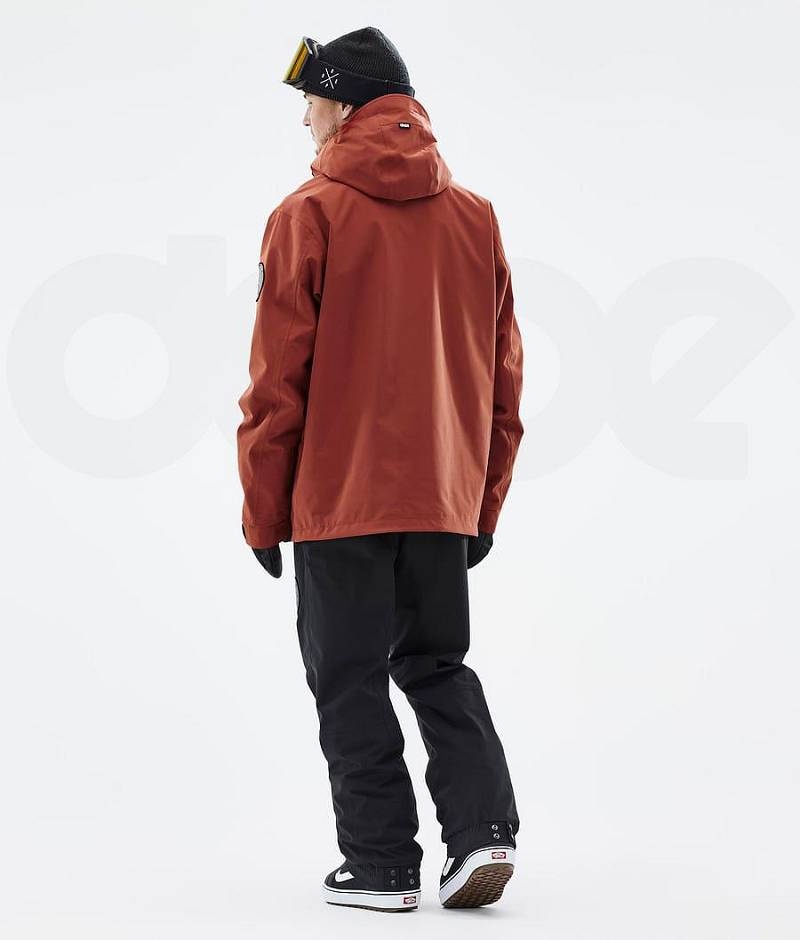 Red Men's Dope Blizzard Snowboard Jackets | India_D2060