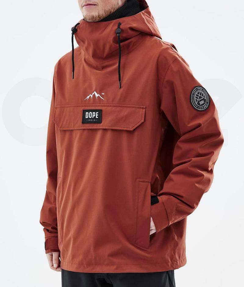 Red Men's Dope Blizzard Snowboard Jackets | India_D2060