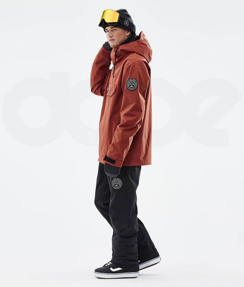 Red Men's Dope Blizzard Snowboard Jackets | India_D2060