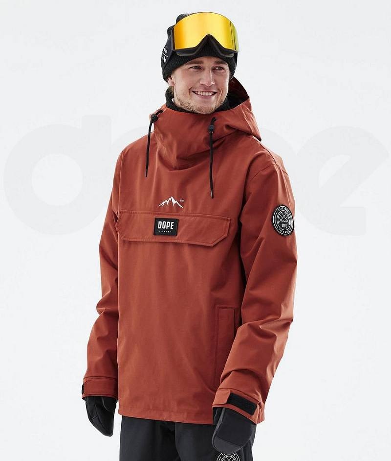 Red Men\'s Dope Blizzard Snowboard Jackets | India_D2060