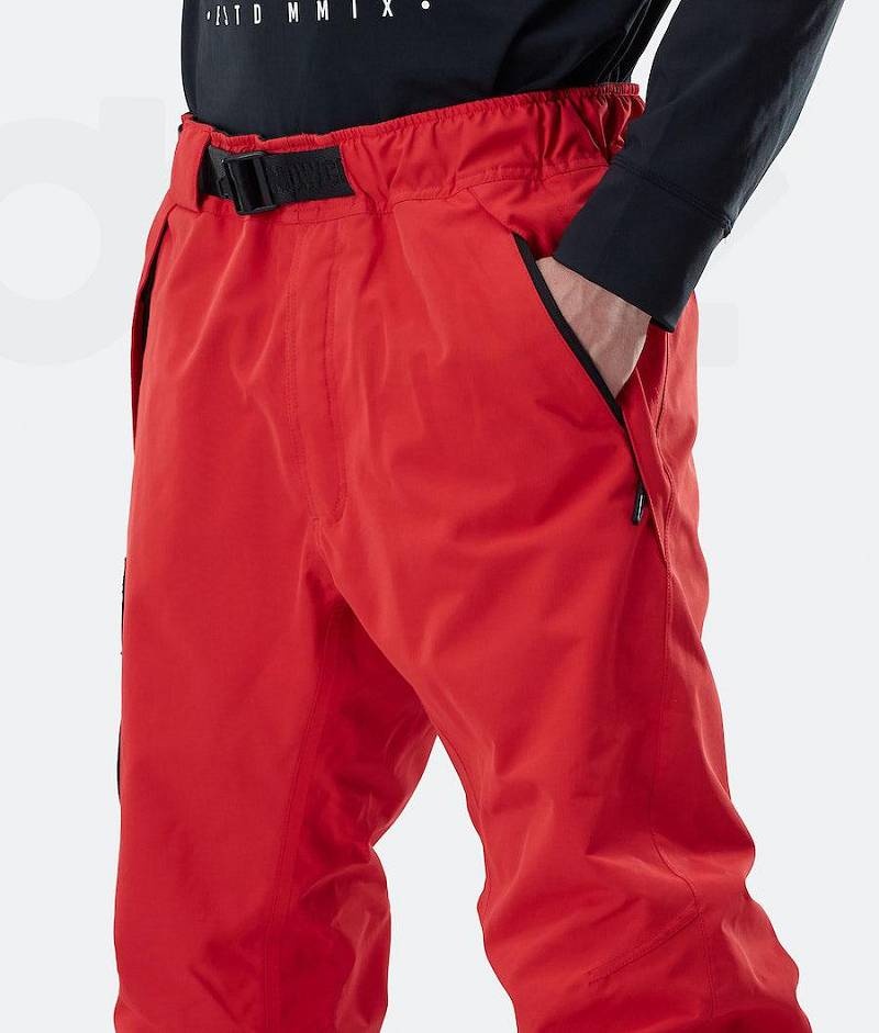 Red Men's Dope JT Blizzard 2020 Ski Pants | India_D2383