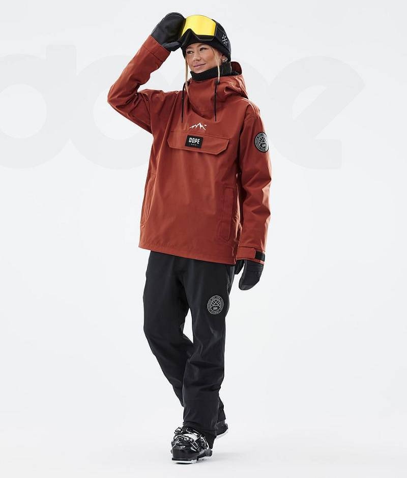 Red Women's Dope Blizzard W Ski Jackets | India_D1697