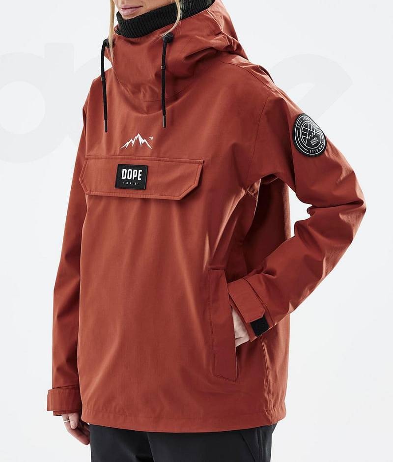 Red Women's Dope Blizzard W Ski Jackets | India_D1697