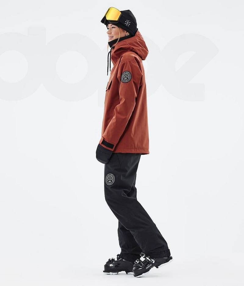 Red Women's Dope Blizzard W Ski Jackets | India_D1697