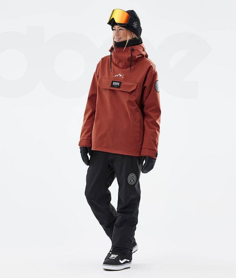 Red Women's Dope Blizzard W Snowboard Jackets | India_D1805