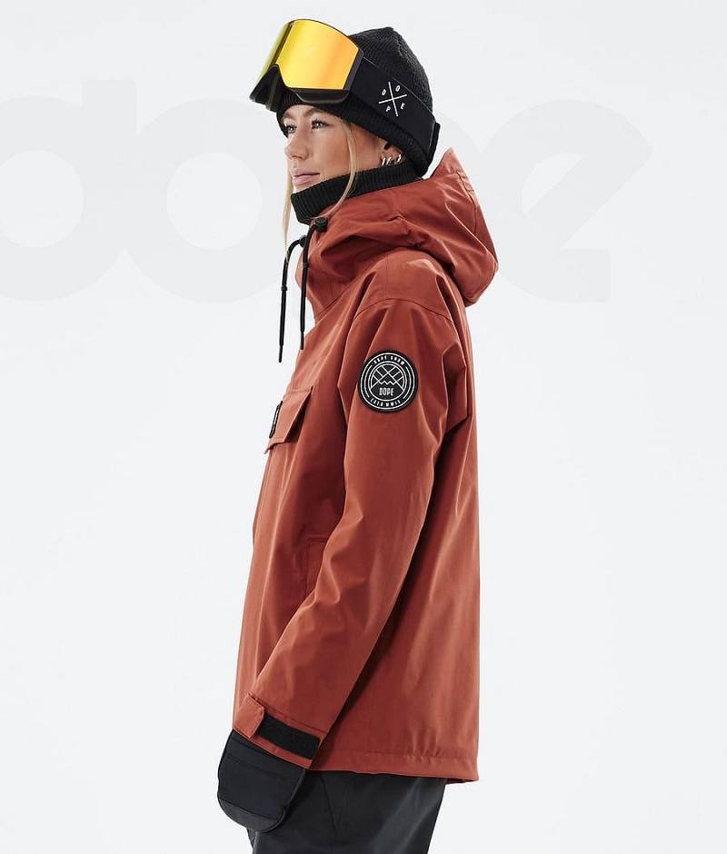 Red Women's Dope Blizzard W Snowboard Jackets | India_D1805