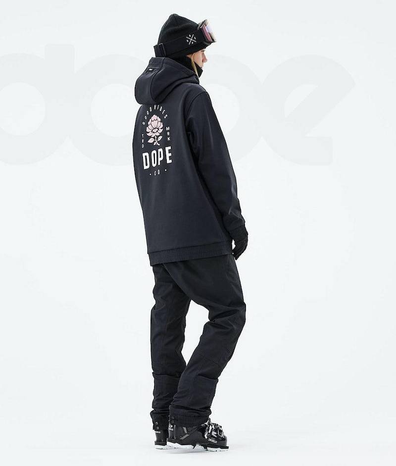 Rose Black Women's Dope Yeti 2021 Ski Jackets | India_D1240