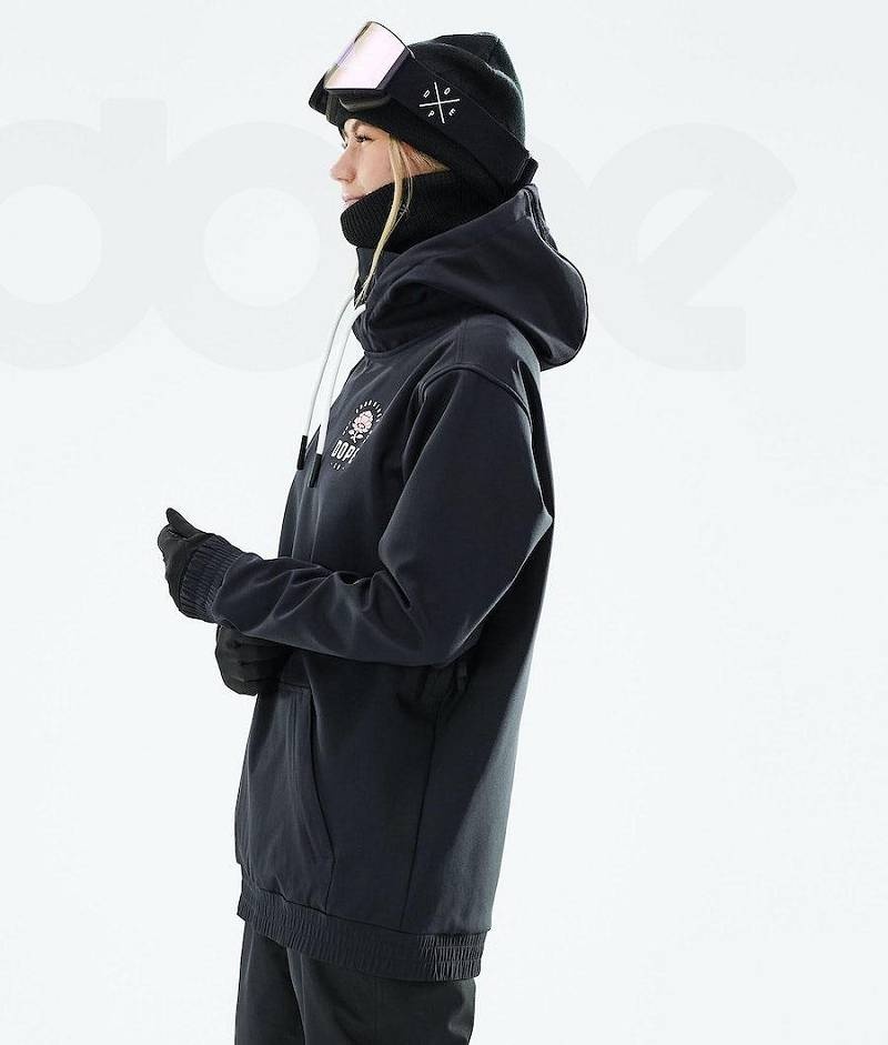 Rose Black Women's Dope Yeti 2021 Ski Jackets | India_D1240