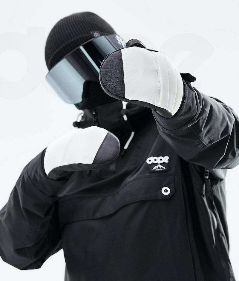 White Men's Dope Ace 2021 Snowboard Gloves | India_D1927