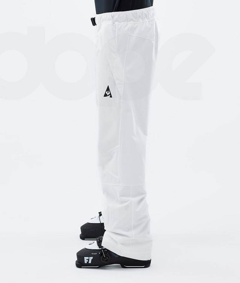 White Men's Dope JT Blizzard Ski Pants | India_D1299